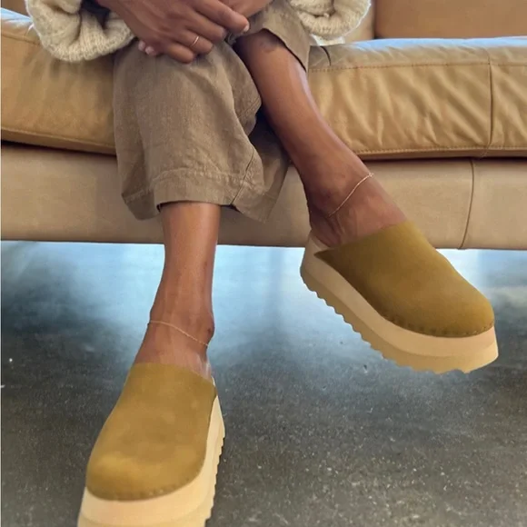 Bryr Chonk in Fennel - Platform Clogs sz7 - Picture 2 of 6